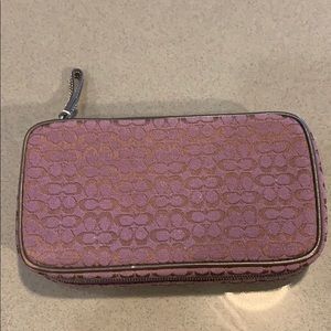 Coach jewelry pouch